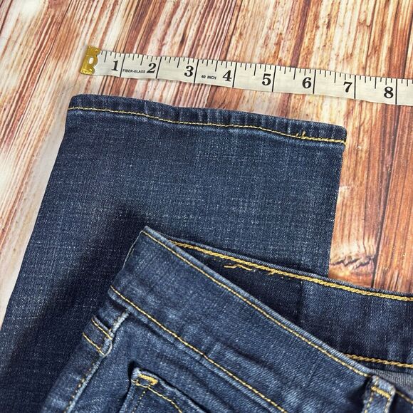 Levi's CLASSIC STRAIGHT Leg Size 6 Short Blue Mid Rise Jeans Denim Pants 29x27 - Picture 6 of 13